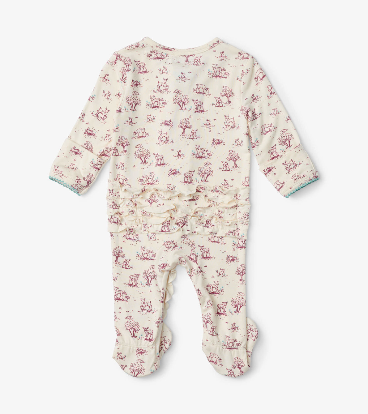 View larger image of Tender Toile Baby Ruffle Bum Footed Sleeper