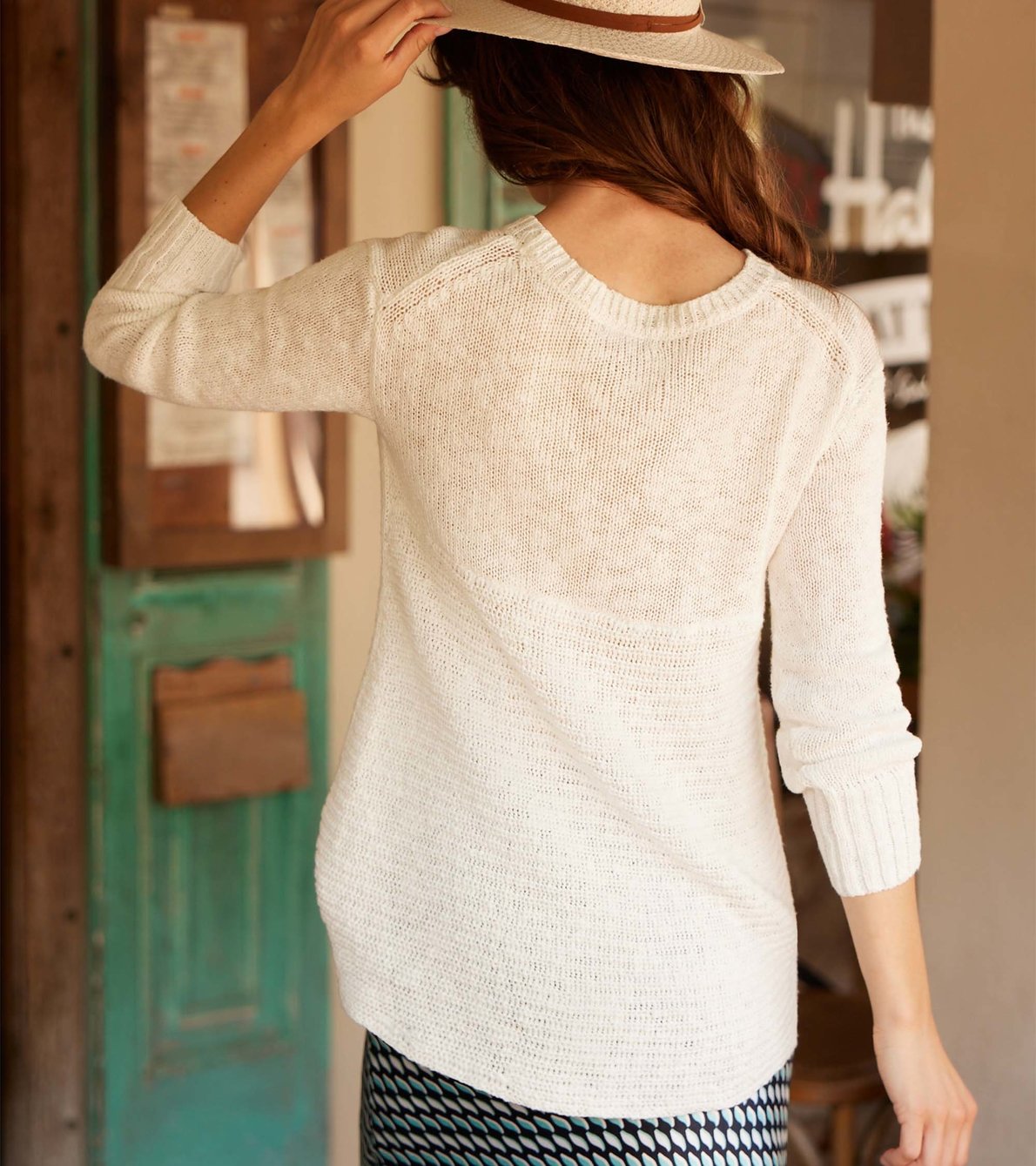 View larger image of Tenley Sweater - White