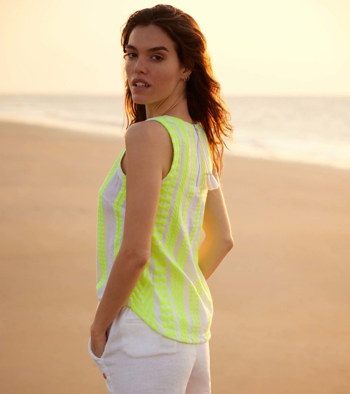 View larger image of Tessa Sleeveless Blouse - Geowave