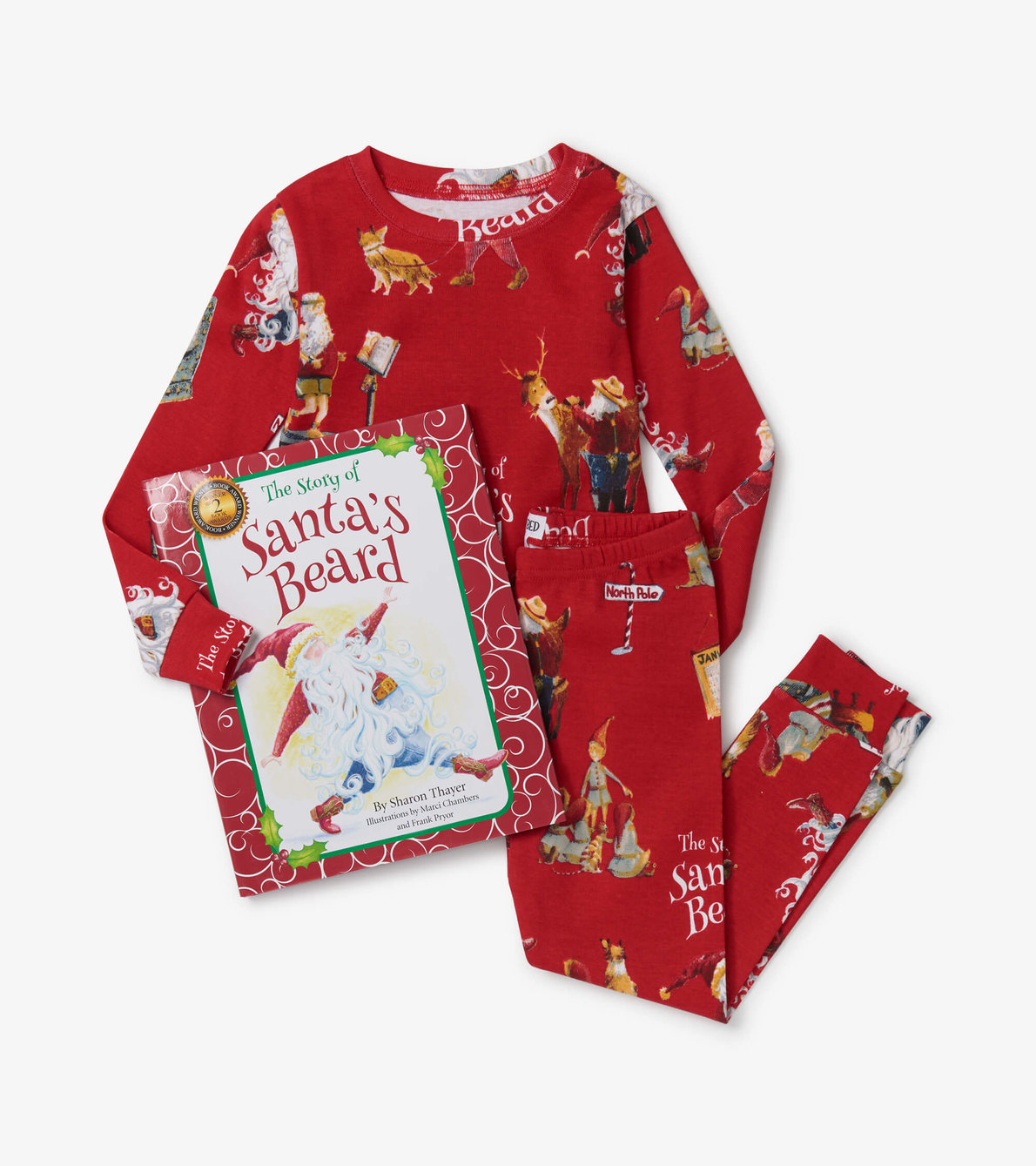 View larger image of The Story Of Santa's Beard Book and Pajama Set