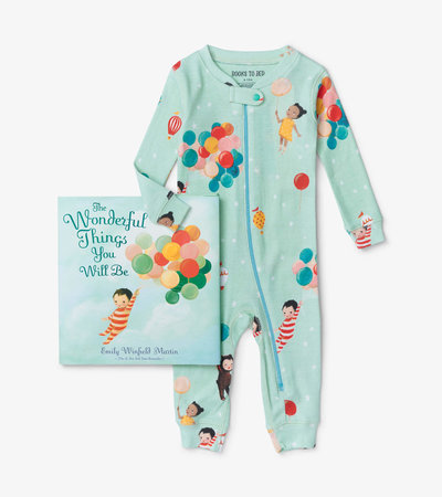 The Wonderful Things You Will Be Book and Infant Coverall