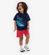 T-shirt ample pour bébé – Trois espèces de baleine