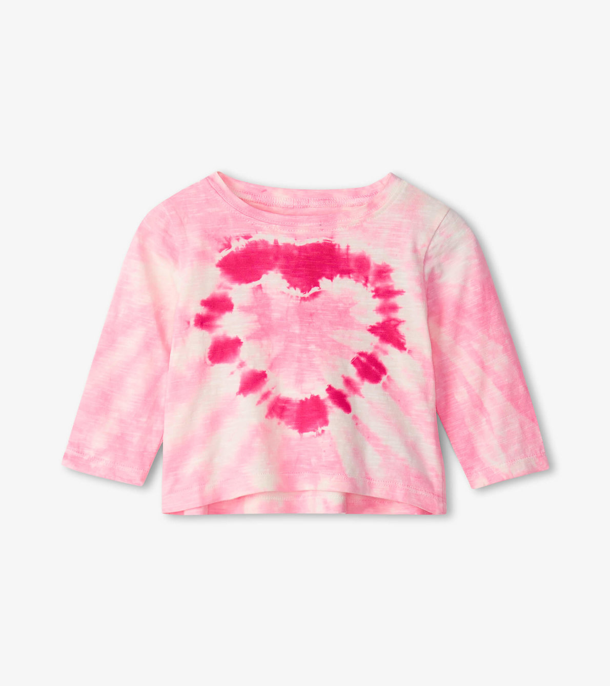 View larger image of Tie Dye Heart Long Sleeve Baby Tee