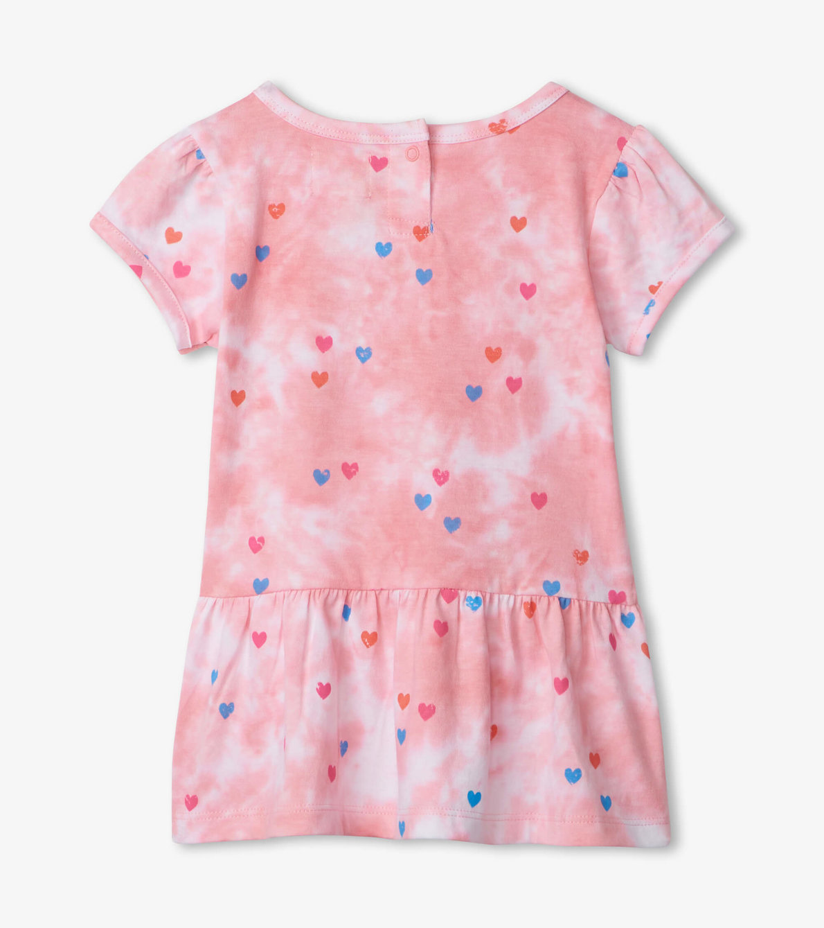 View larger image of Tie Dye Hearts Baby Gathered Dress
