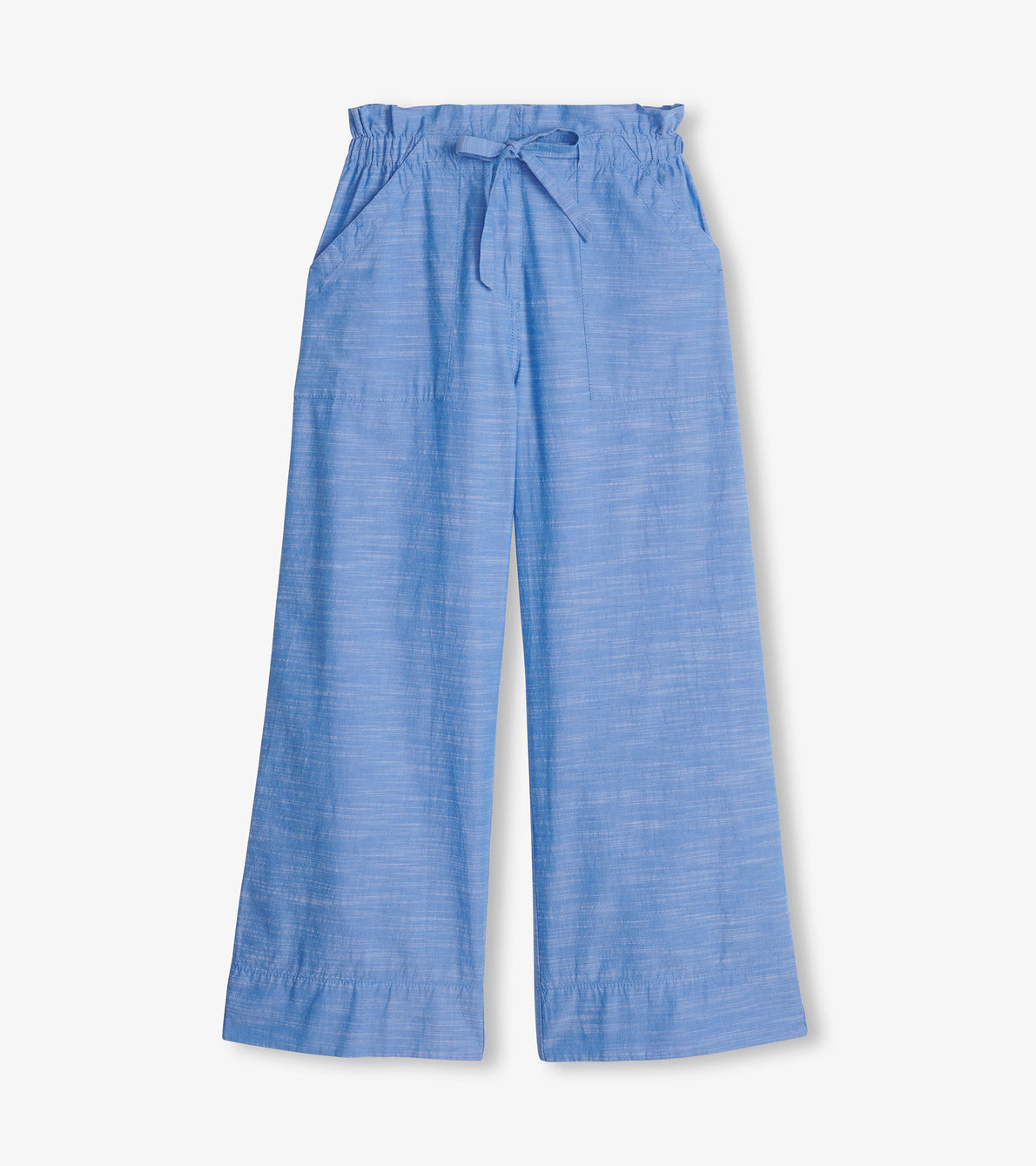 View larger image of Tie Front Trousers - Chambray