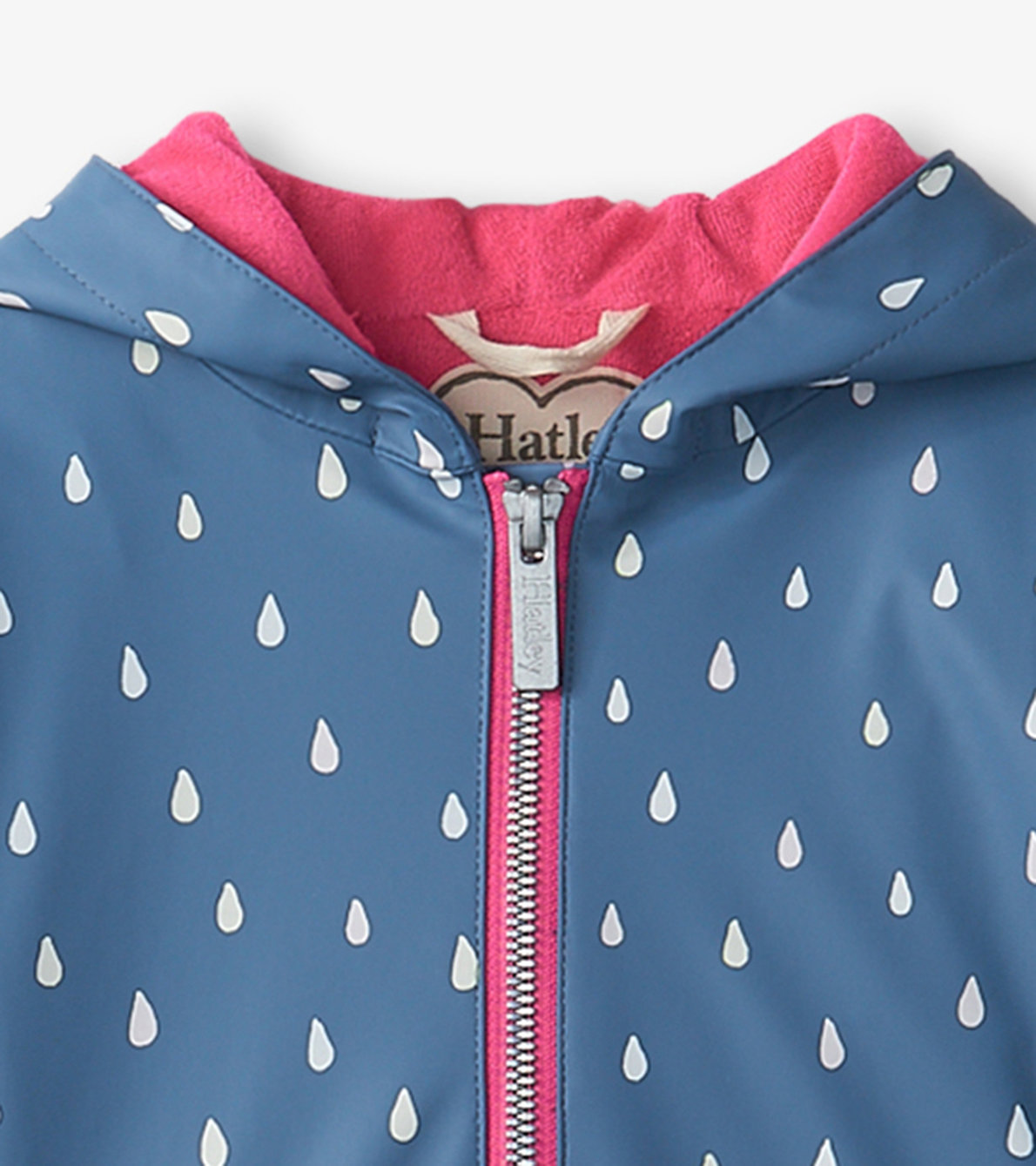 Agrandir l'image de Veste de pluie à couleur changeante pour enfant – Gouttelettes