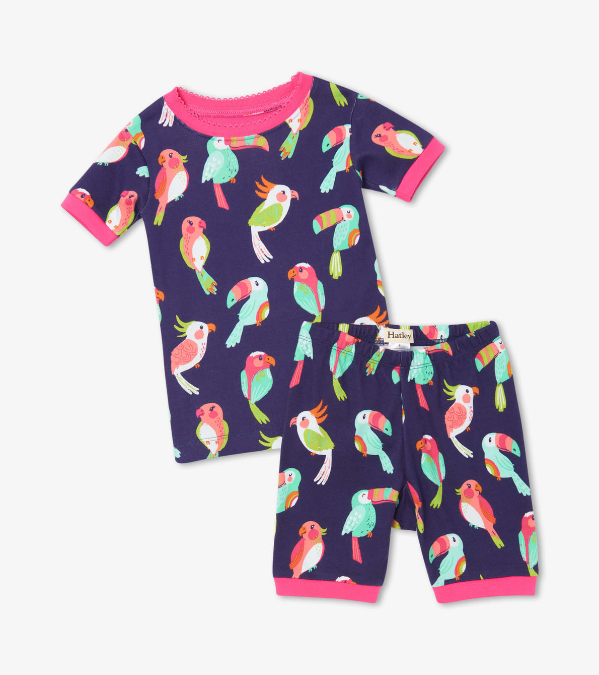View larger image of Tropical Birds Organic Cotton Short Pajama Set