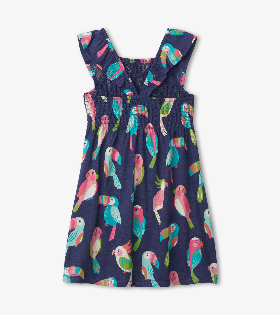 View larger image of Tropical Birds Smocked Dress