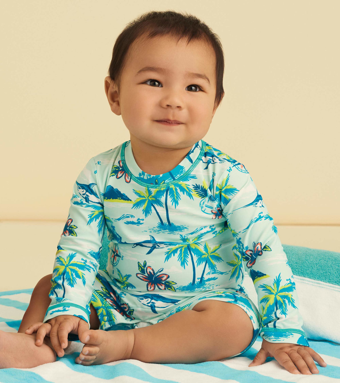 View larger image of Tropical Islands Baby One-Piece Rashguard