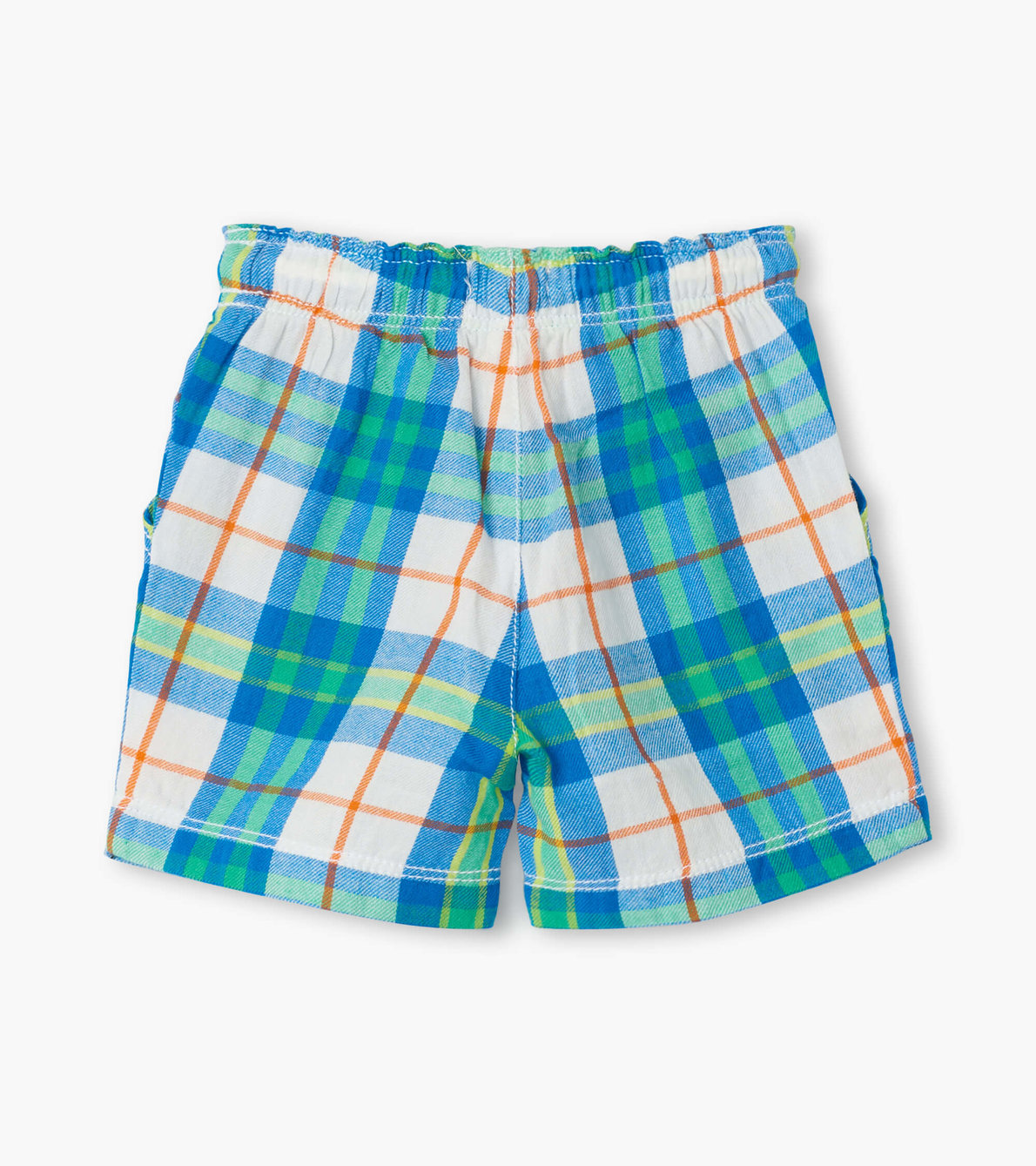 View larger image of Tropical Plaid Baby Woven Shorts