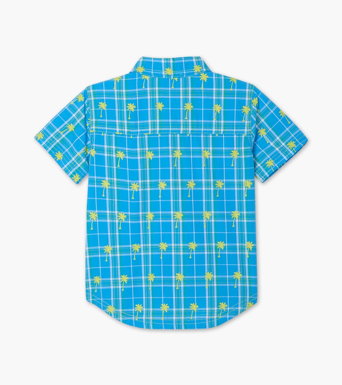 View larger image of Tropical Plaid Short Sleeve Button Down Shirt