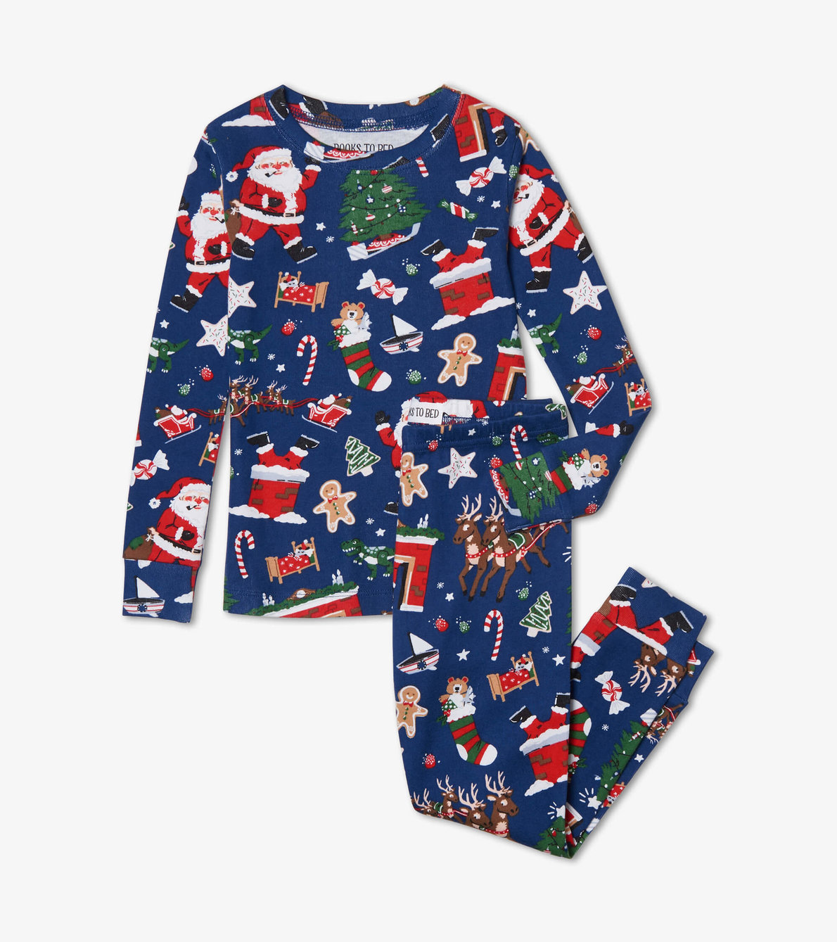 View larger image of Twas the Night Before Christmas Blue Pajama Set