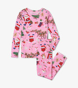 Twas the Night Before Christmas Pink Pajama Set