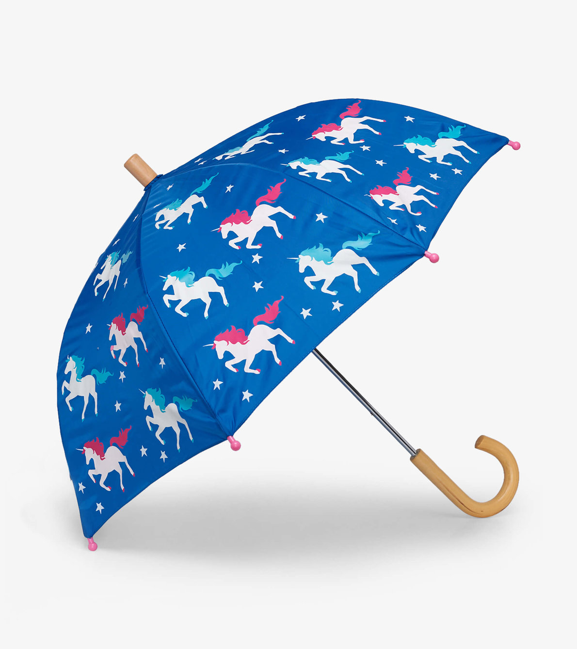 Agrandir l'image de Parapluie à couleur changeante – Licornes scintillantes