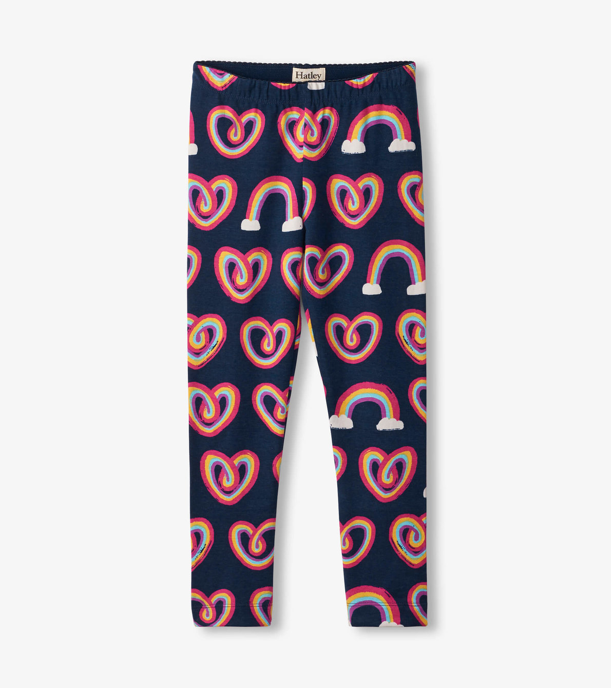 View larger image of Twisty Rainbow Hearts Leggings