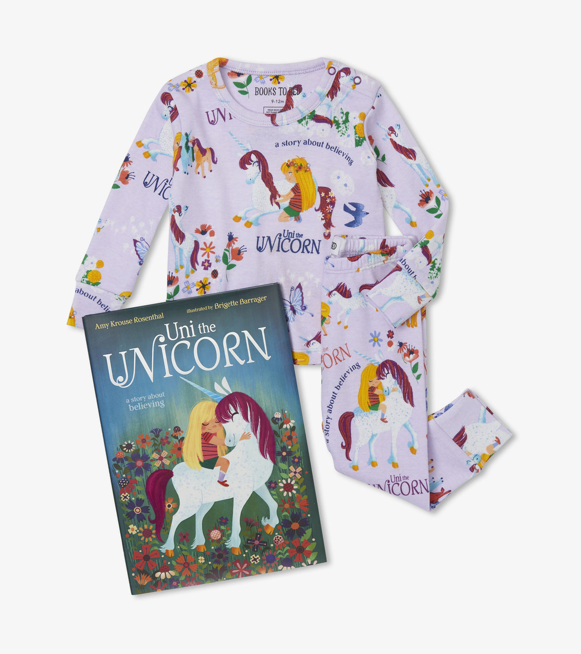 View larger image of Uni the Unicorn Book and Infant Pajama Set