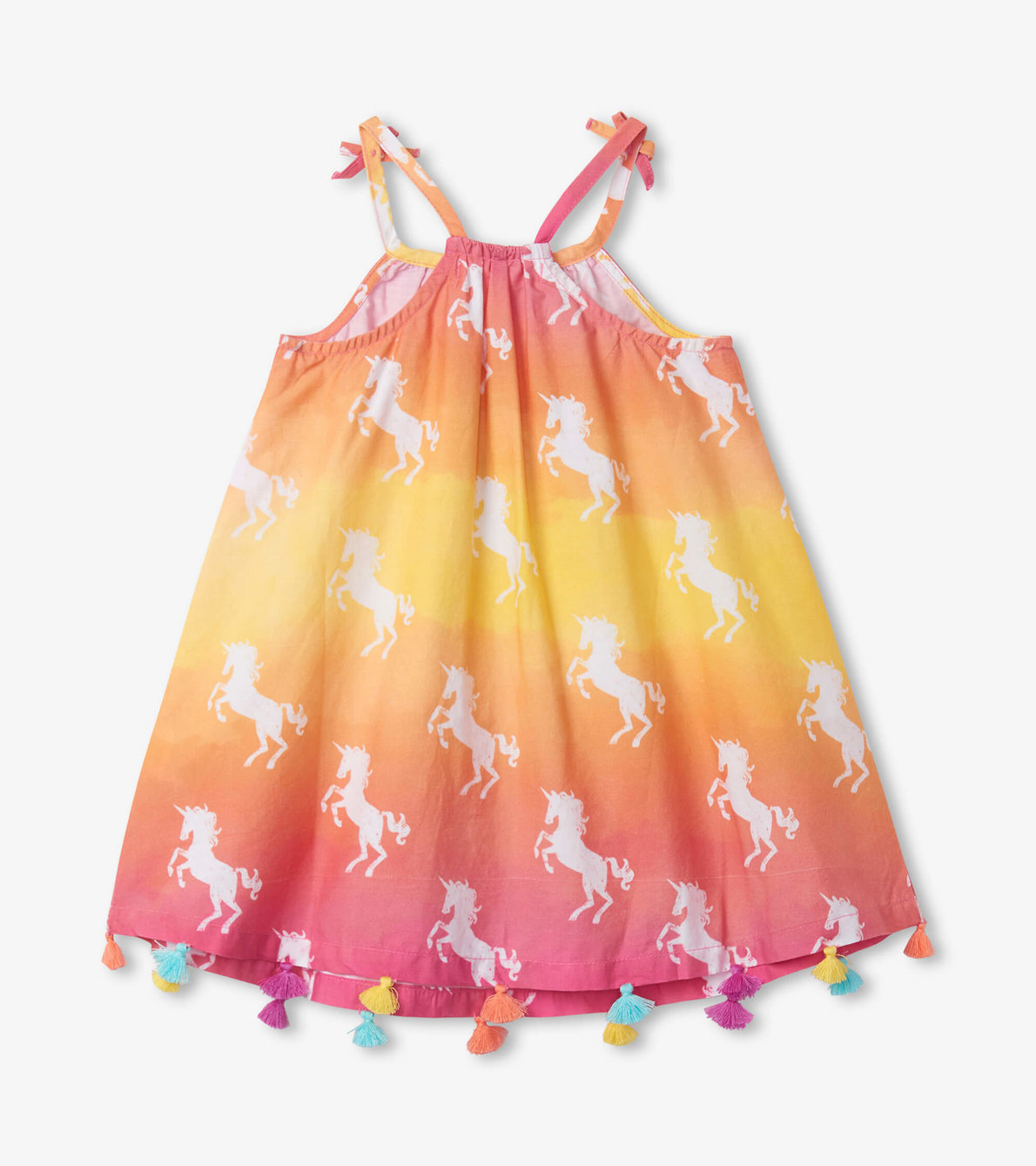 Agrandir l'image de Robe évasée pour bébé – Silhouettes de licornes