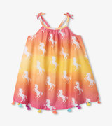 Unicorn Silhouettes Baby Swing Dress