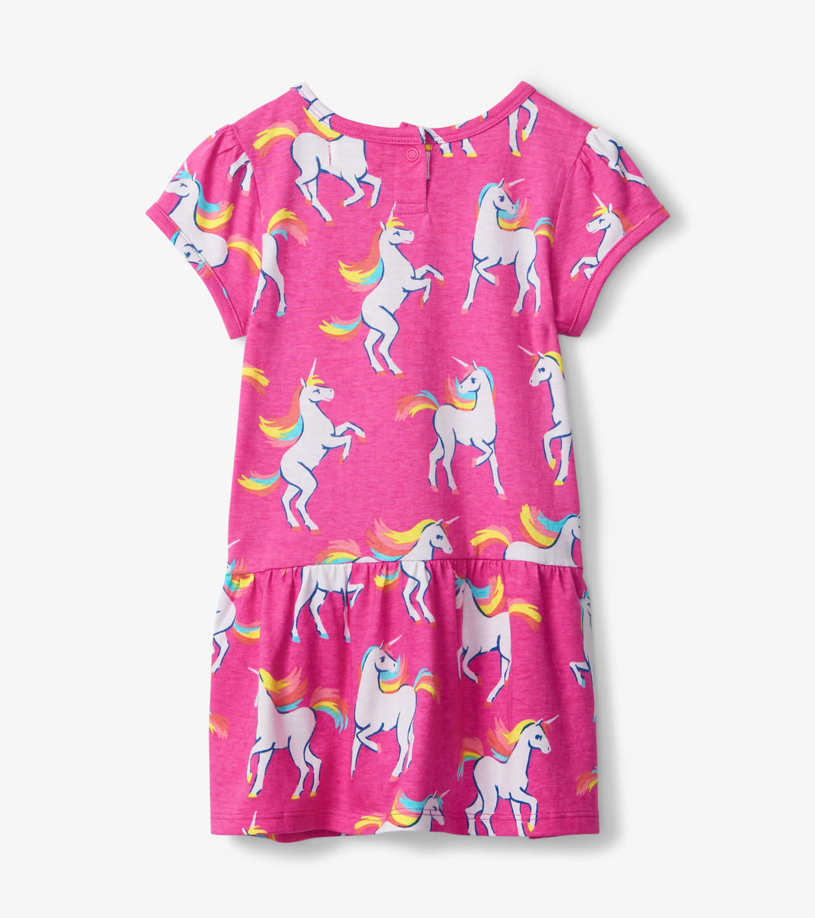 Agrandir l'image de Robe froncée pour bébé – Danse céleste de licornes