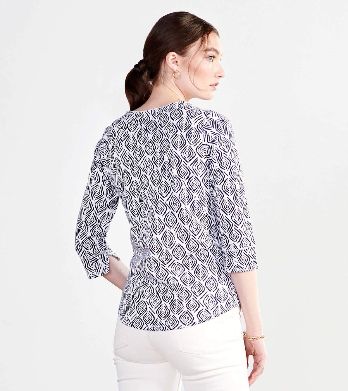 View larger image of V-Neck Top - Ripples