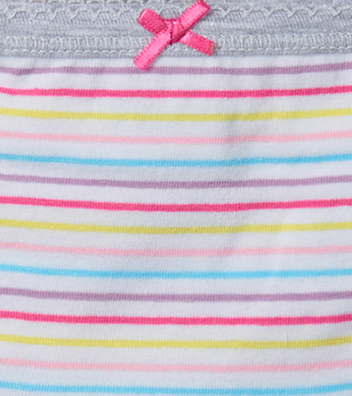 View larger image of Girls Vibrant Stripes 3 Pack Hipster Underwear