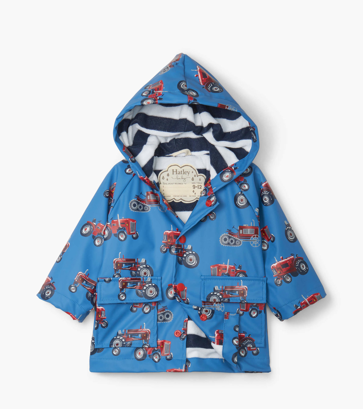 View larger image of Vintage Tractors Baby Raincoat