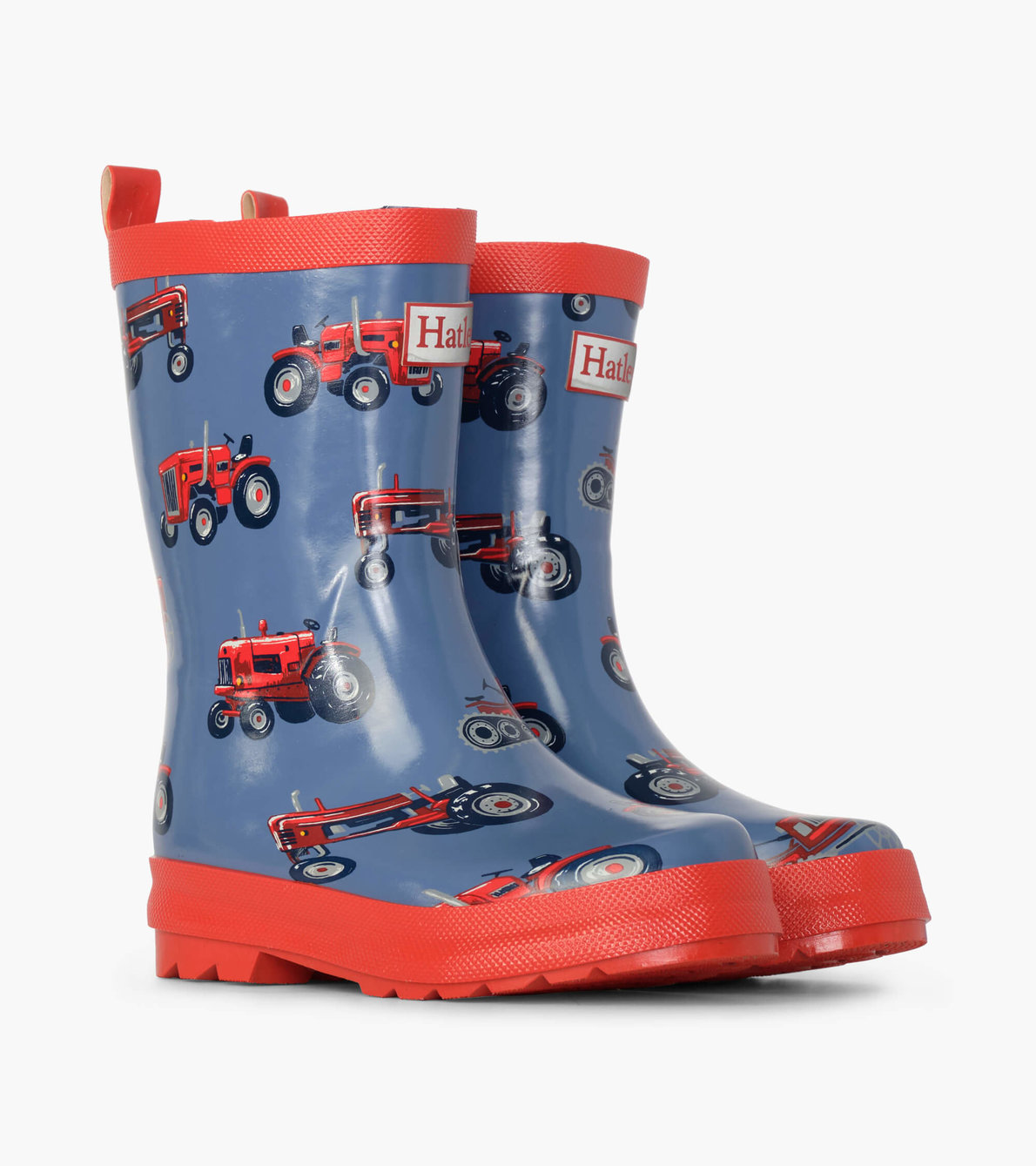 View larger image of Vintage Tractors Shiny Rain Boots