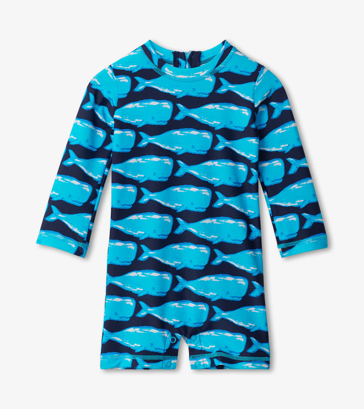 View larger image of Whale Pod Baby One-Piece Rashguard