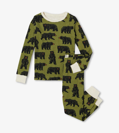 Pyjama en coton biologique – Ours en liberté