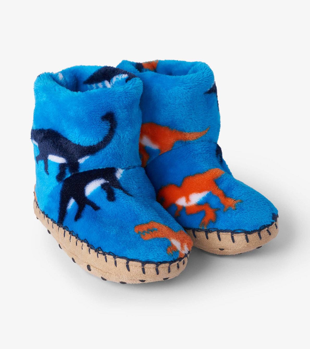 View larger image of Wild Dinos Fleece Slippers