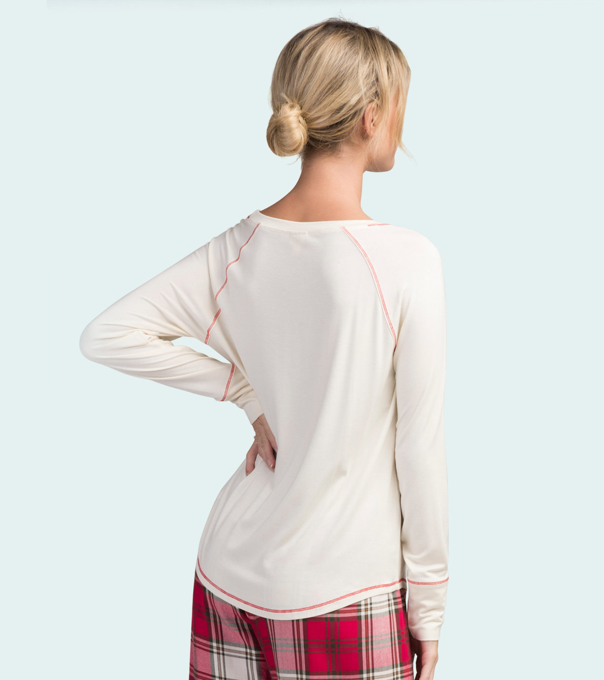 View larger image of Winter Cream Slouchy Lounge Top
