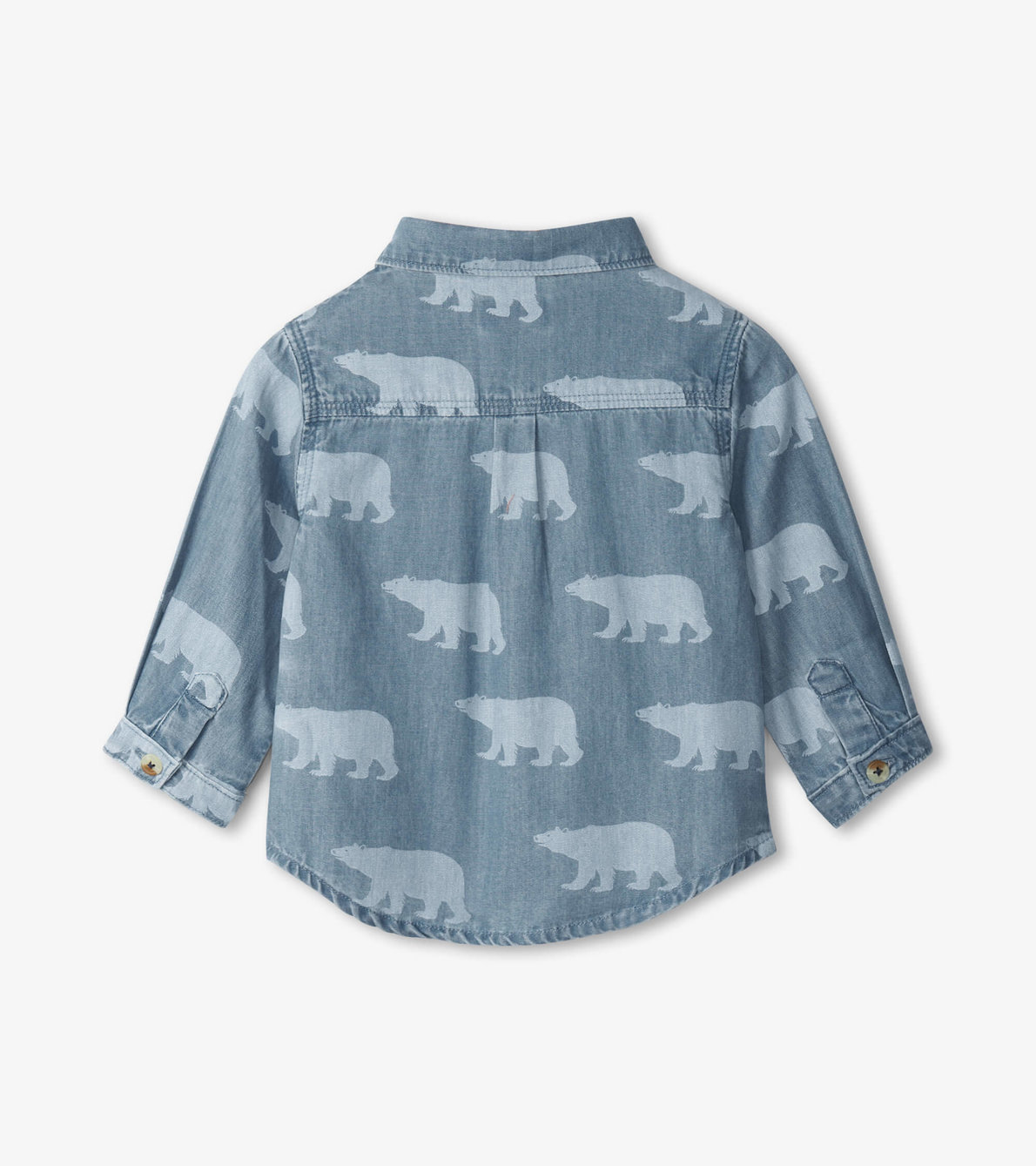 Agrandir l'image de Chemise boutonnée pour bébé – Oursons d’hiver