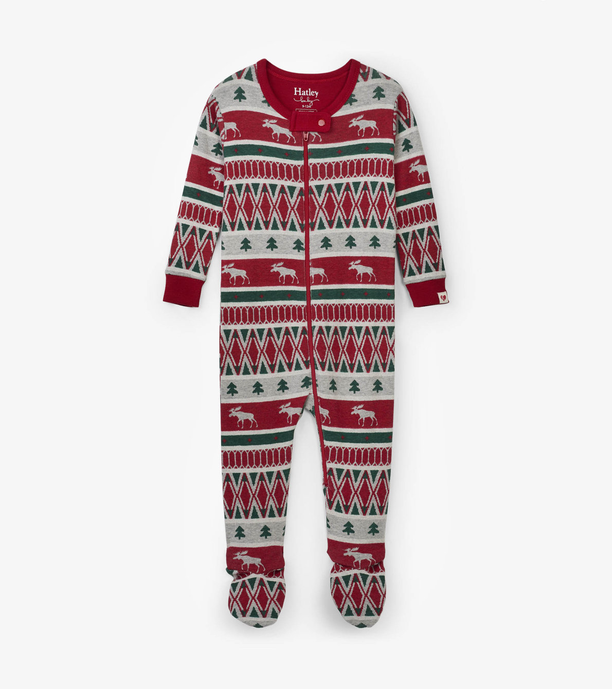 View larger image of Winter Fair Isle Footed Coverall