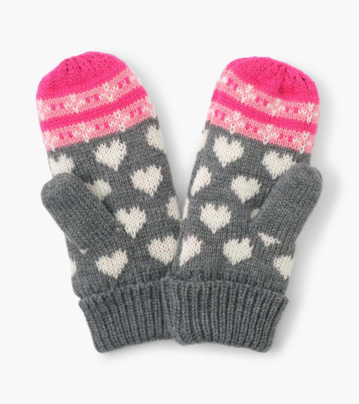 View larger image of Winter Hearts Fleece Lined Mittens