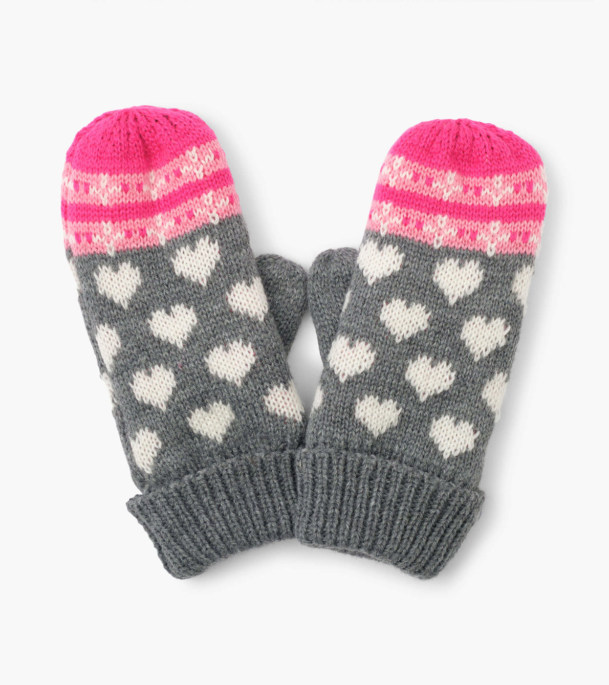 View larger image of Winter Hearts Fleece Lined Mittens