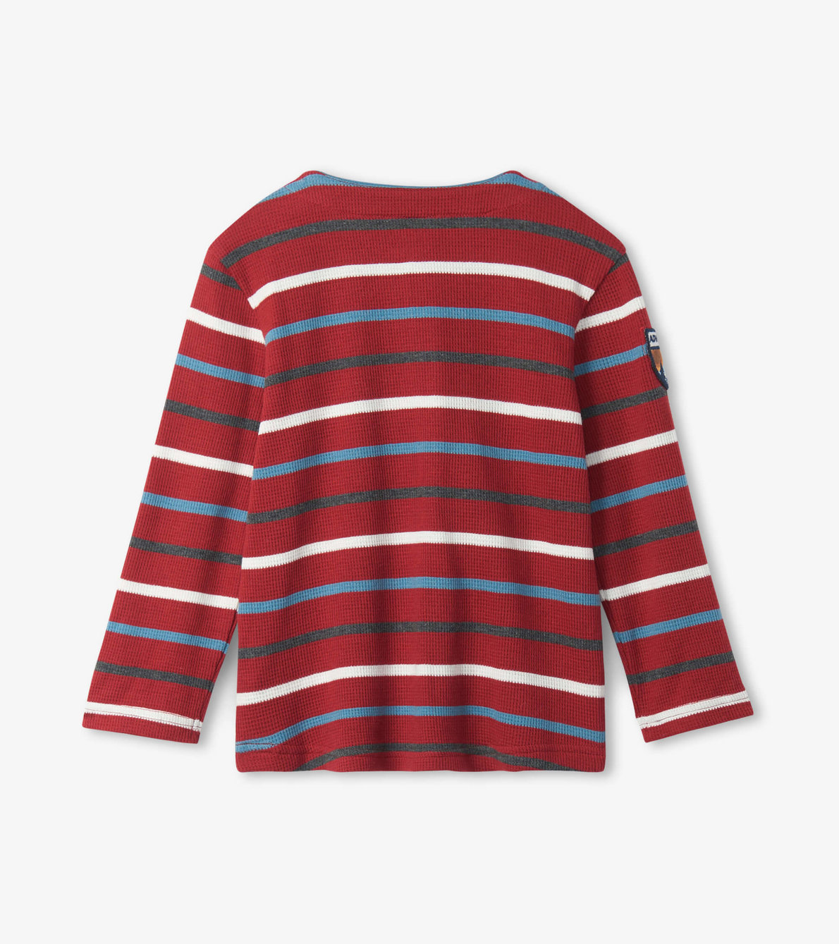 View larger image of Winter Stripes Long Sleeve Henley
