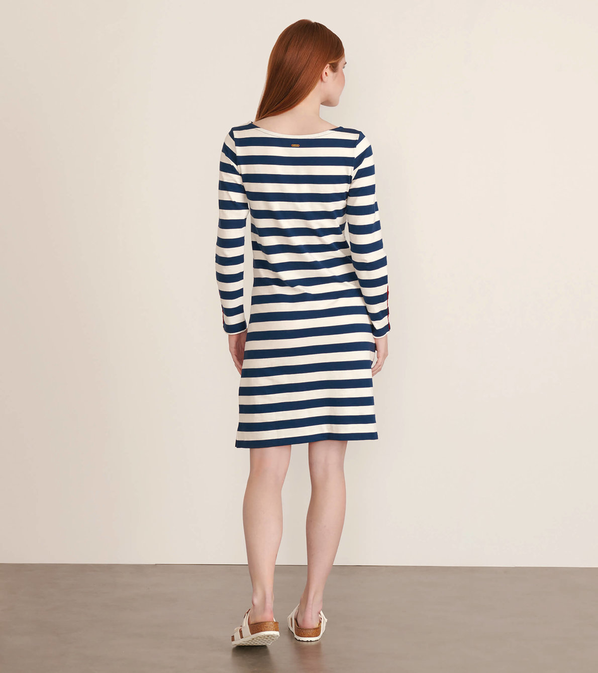 View larger image of Zoe Dress - Copen Navy Stripes